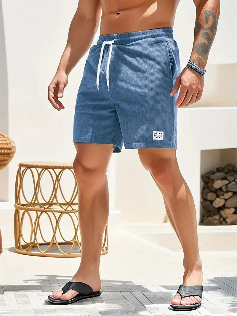 Aaron - Pantalones cortos de pana de verano para hombre