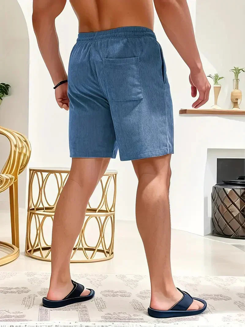 Aaron - Pantalones cortos de pana de verano para hombre