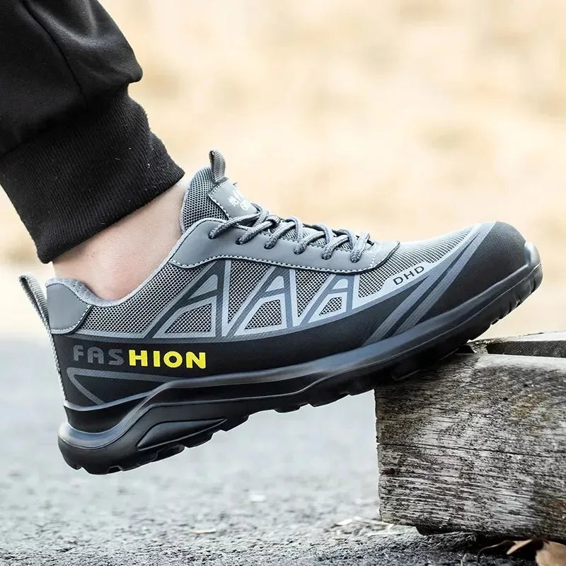 Herren Arbeits Sicherheitsschuhe Mit Schnürung | Stahlkappen