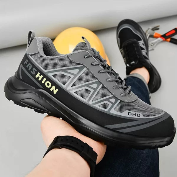 Herren Arbeits Sicherheitsschuhe Mit Schnürung | Stahlkappen