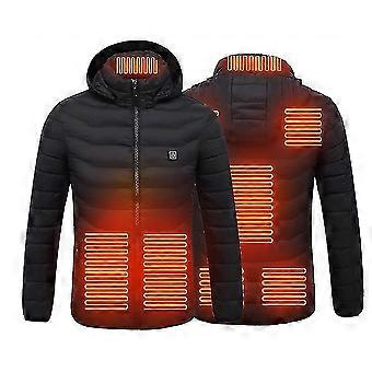 Herren Beheizbare Jacke Mit Kapuze Und Heizzonen | Winter