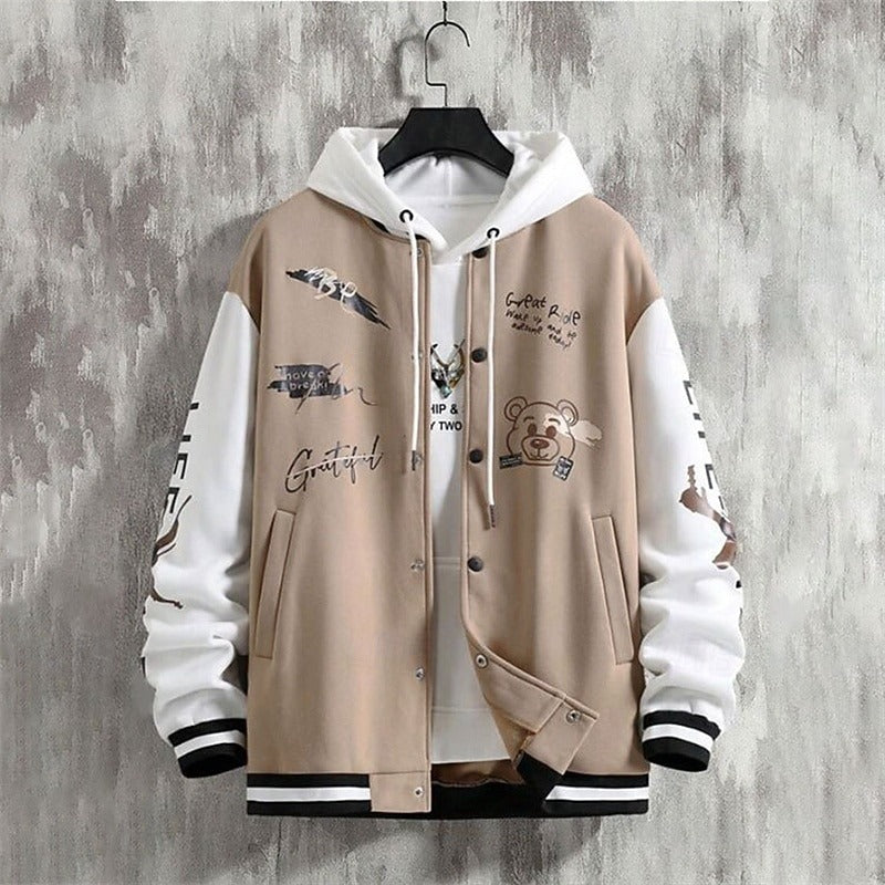 Herren College Jacke Mit Kapuze | Winter