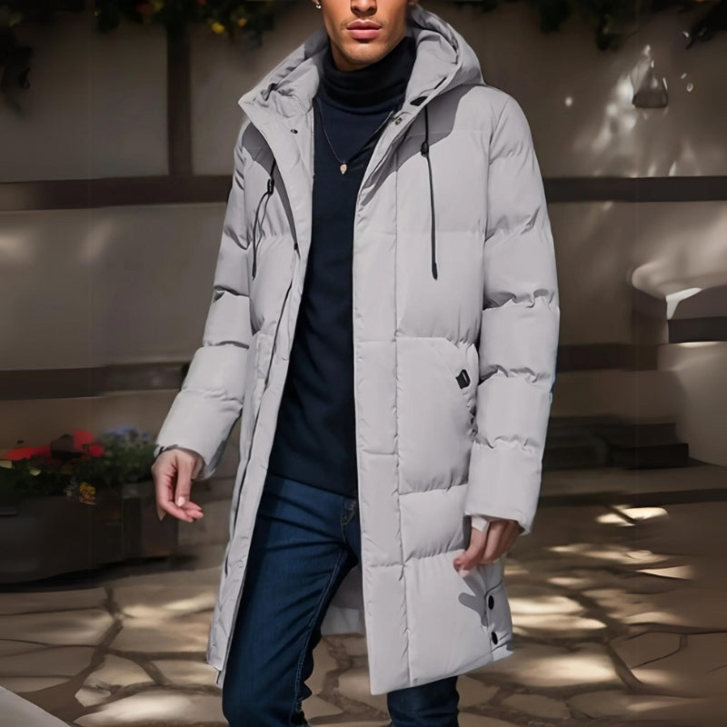 Herren Daunenjacke Lang Mit Kapuze | Winter