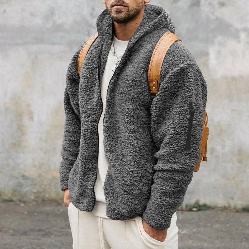Herren Fleecejacke Warm Mit Kapuze | Winter