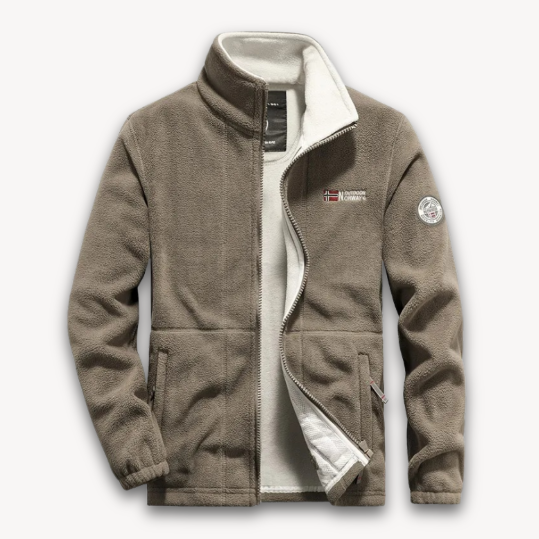 Herren Fleecejacke Warm Mit Reißverschluss | Winter