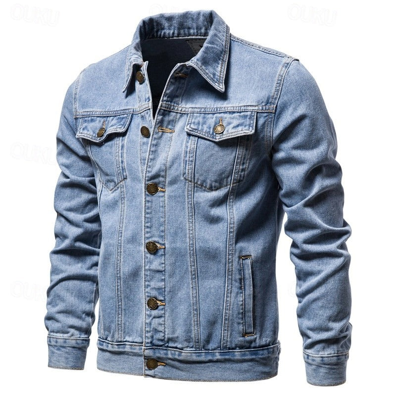 Herren Herbstjacke Mit Knopfleiste | Leicht