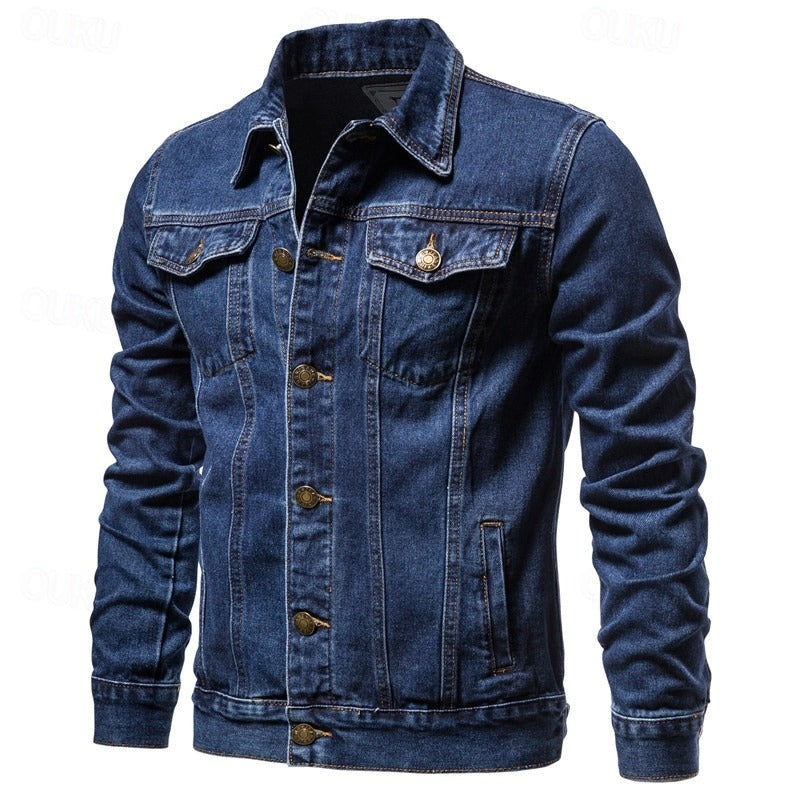 Herren Herbstjacke Mit Knopfleiste | Leicht