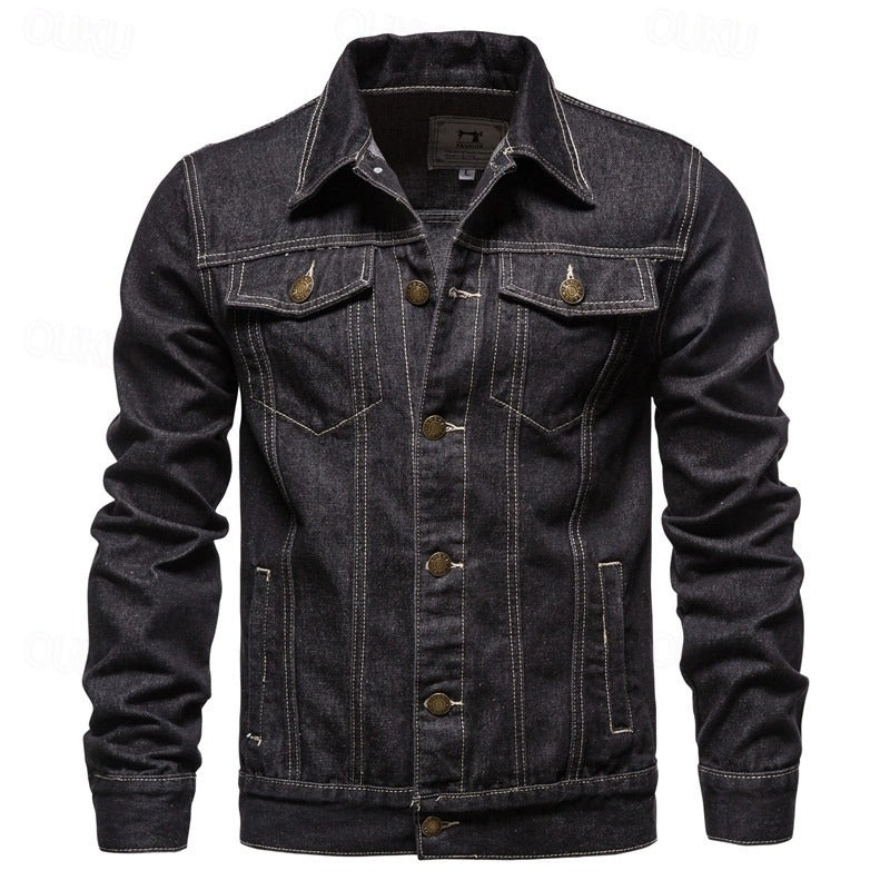 Herren Herbstjacke Mit Knopfleiste | Leicht
