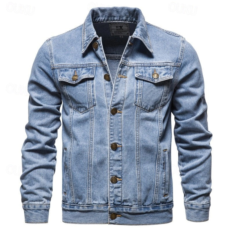 Herren Herbstjacke Mit Knopfleiste | Leicht