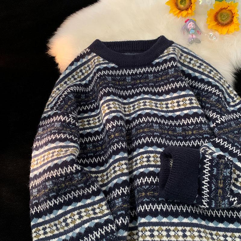 Herren Norweger Weihnachtspullover Mit Muster | Strickdesign