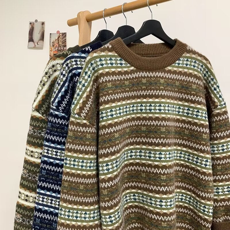 Herren Norweger Weihnachtspullover Mit Muster | Strickdesign