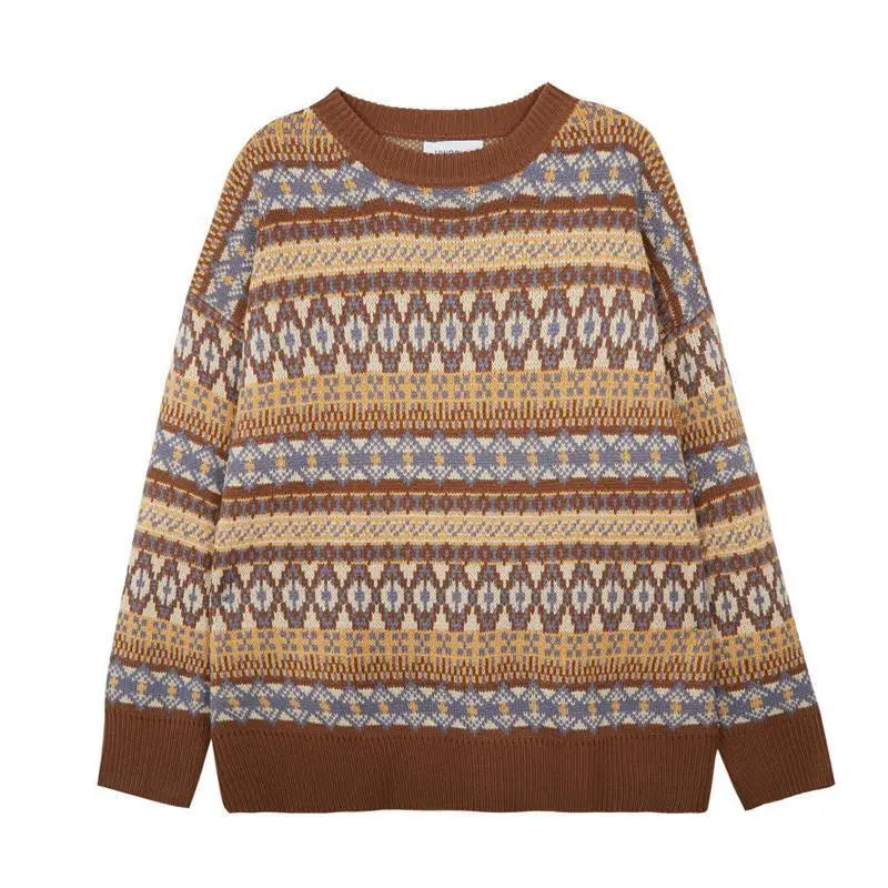 Herren Norwegerpullover Mit Strickmuster | Winter