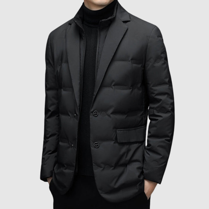 Herren Pufferjacke Mit Reverskragen | Stepp