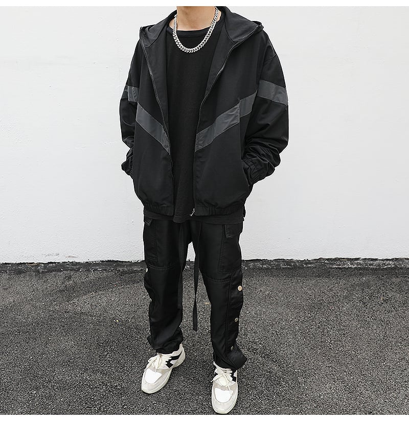 Herren Reflektierende Übergangsjacke | Lang