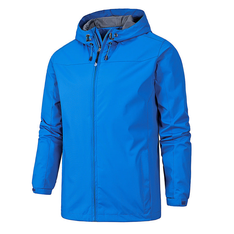 Herren Regenjacke Mit Kapuze