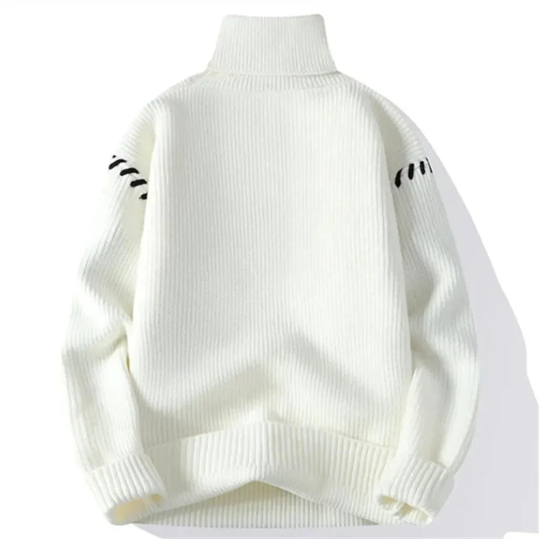 Herren Rollkragenpullover Strick | Warm