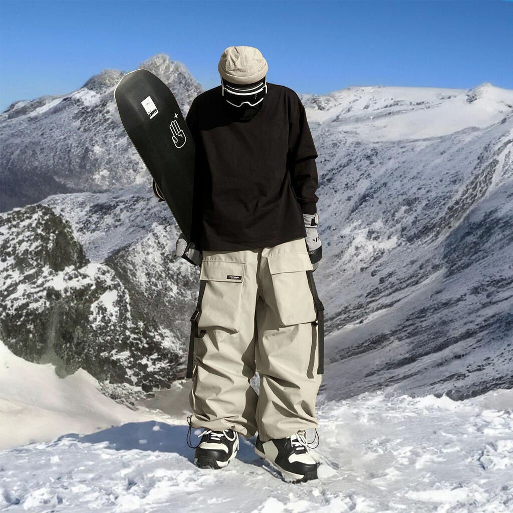 Herren Skihose im Baggy-Stil mit Cargotaschen | Snowboard
