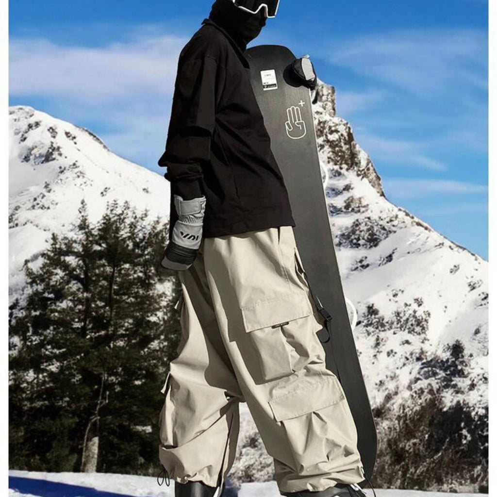 Herren Skihose im Baggy-Stil mit Cargotaschen | Snowboard