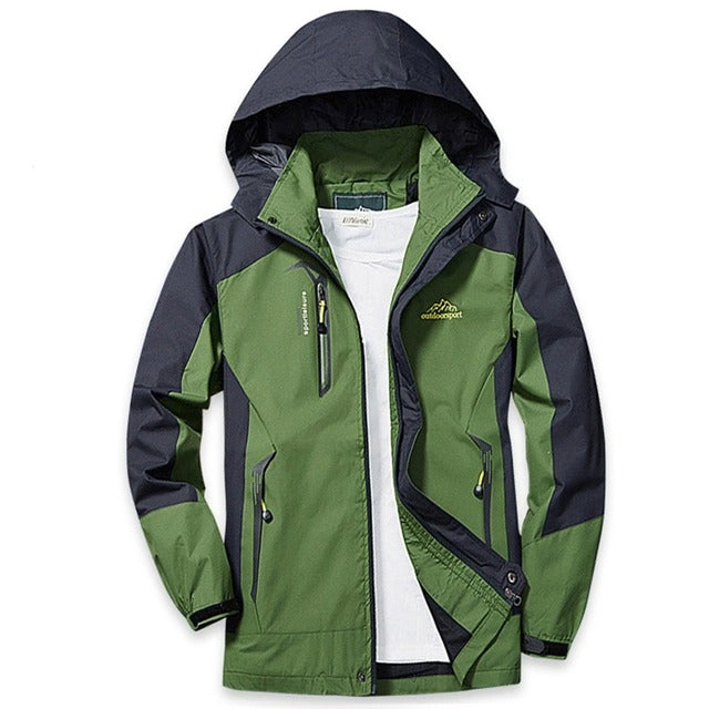 Herren Softshelljacke Mit Reißverschluss Und Kapuze | Funktional