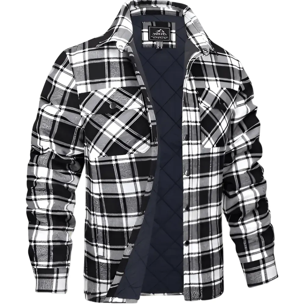 Herren Steppjacke Mit Fleecefutter | Warm