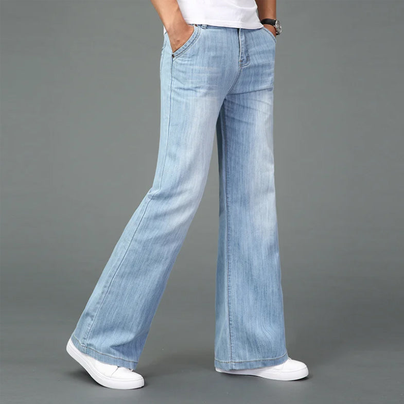 Herren Weite Jeans Bootcut | Lang