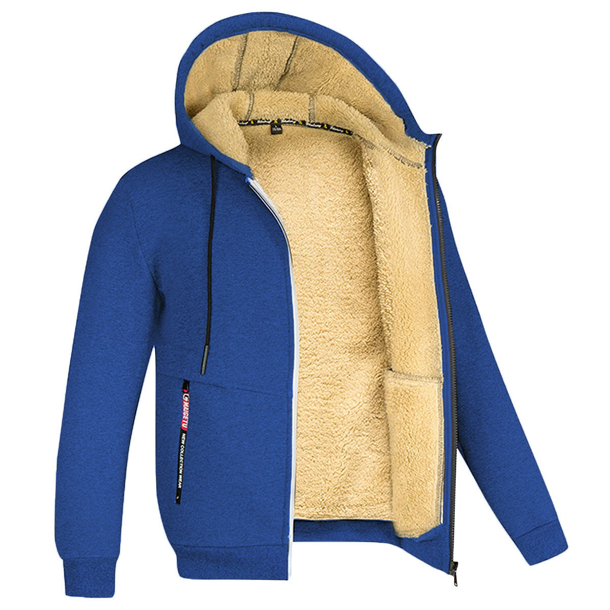 Herren Winterjacke Fleece Gefüttert | Kapuze