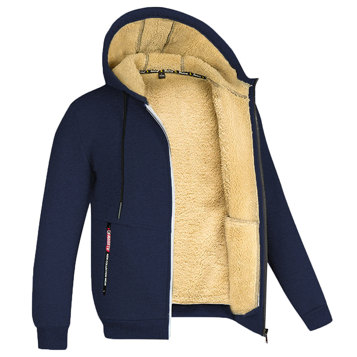 Herren Winterjacke Fleece Gefüttert | Kapuze