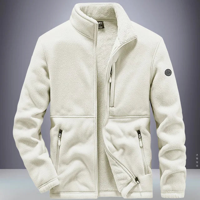 Herren Winterjacke Fleece Mit Reißverschluss | Warm