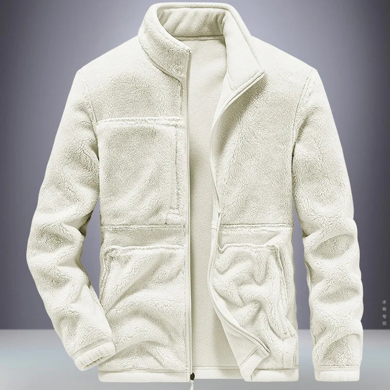 Herren Winterjacke Fleece Mit Reißverschluss | Warm
