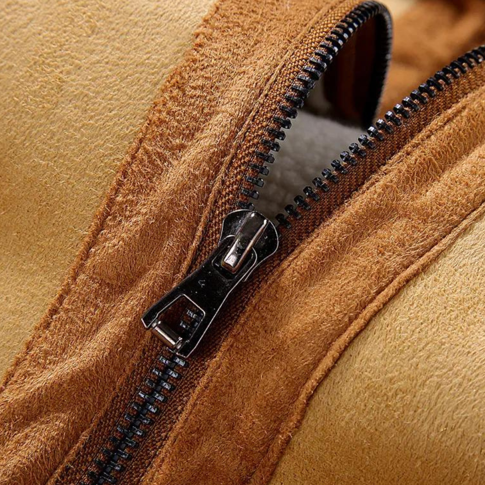 Herren Winterjacke Fleece Mit Umlegekragen | Warm