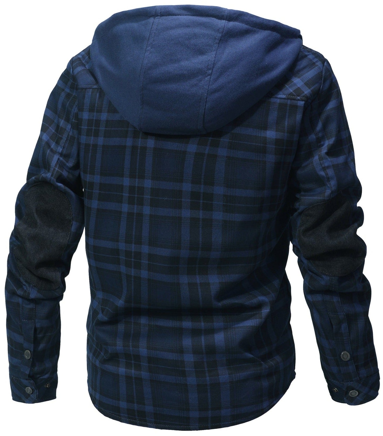 Herren Winterjacke Kariert Mit Kapuze | Warm