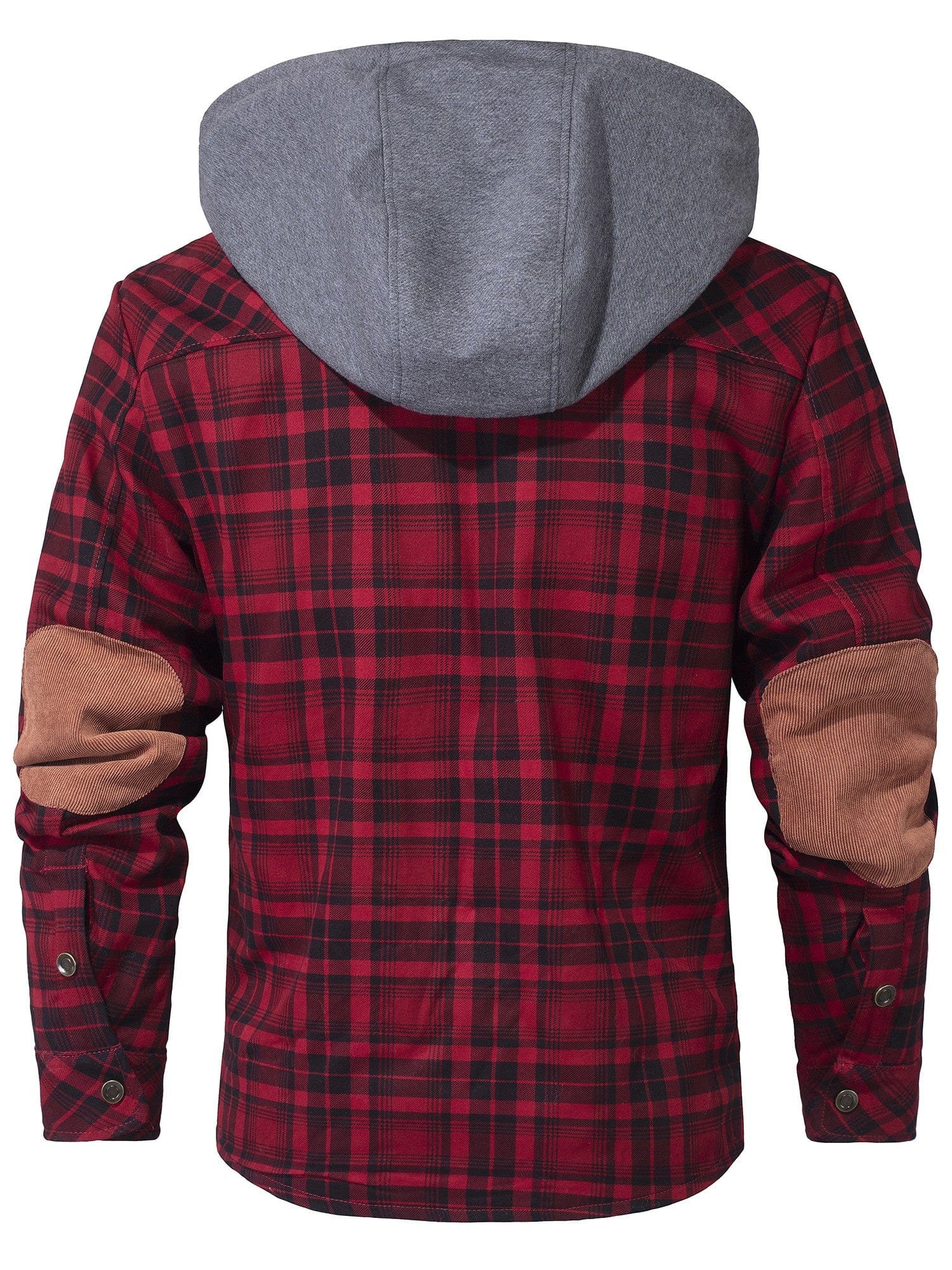 Herren Winterjacke Kariert Mit Kapuze | Warm