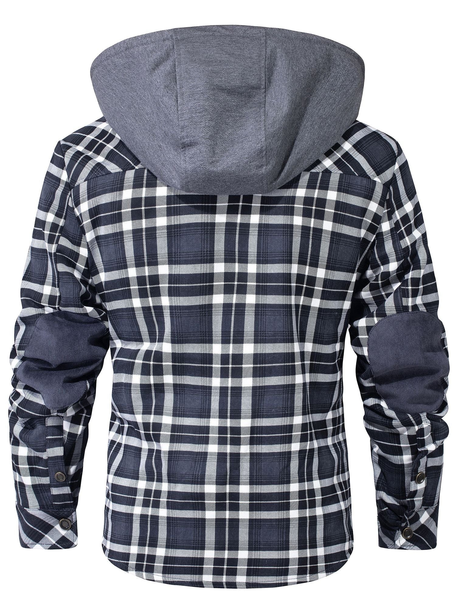 Herren Winterjacke Kariert Mit Kapuze | Warm