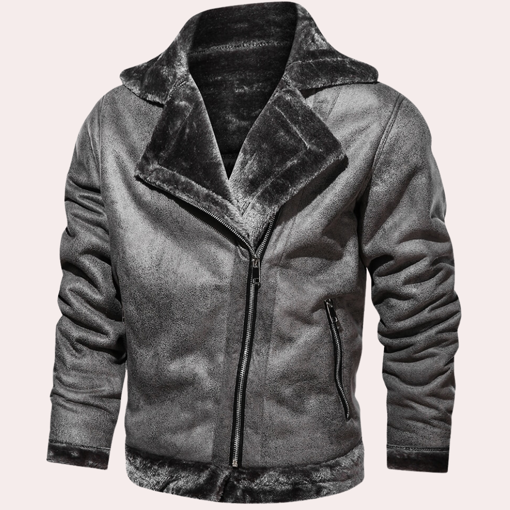 Herren Winterjacke Mit Fleece & Reißverschluss | Warm