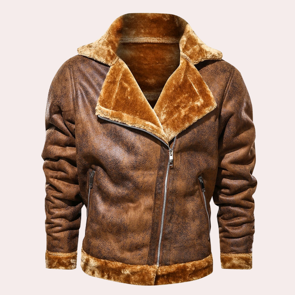 Herren Winterjacke Mit Fleece & Reißverschluss | Warm