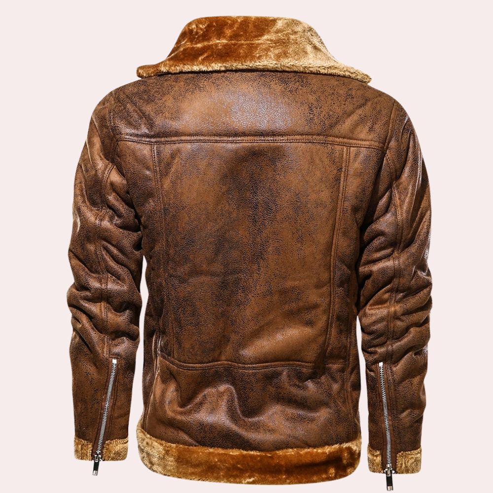 Herren Winterjacke Mit Fleece & Reißverschluss | Warm