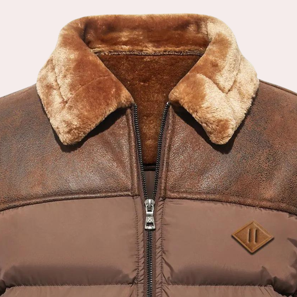 Herren Winterjacke Mit Fleece & Steppung | Warm