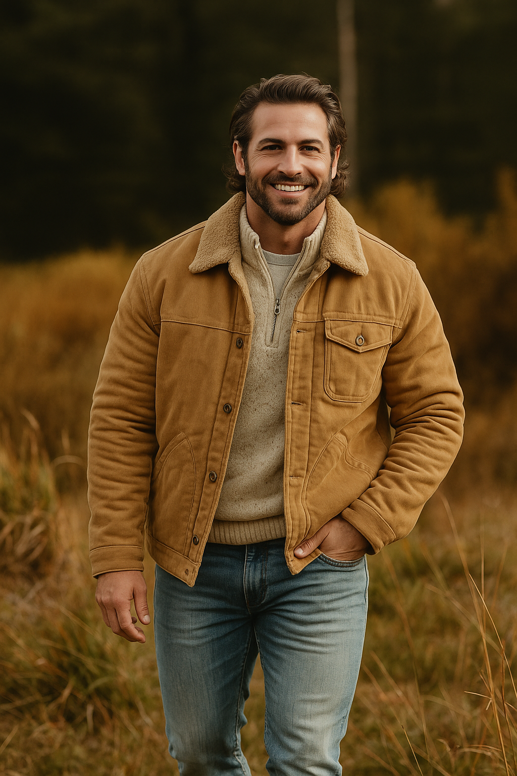 Herren Winterjacke Mit Fleecefutter | Warm