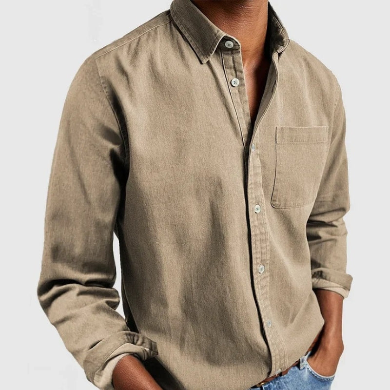 Jonas - Button-Down Hemd mit Brusttasche für Business und Freizeit
