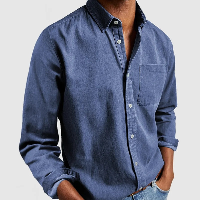 Jonas - Button-Down Hemd mit Brusttasche für Business und Freizeit