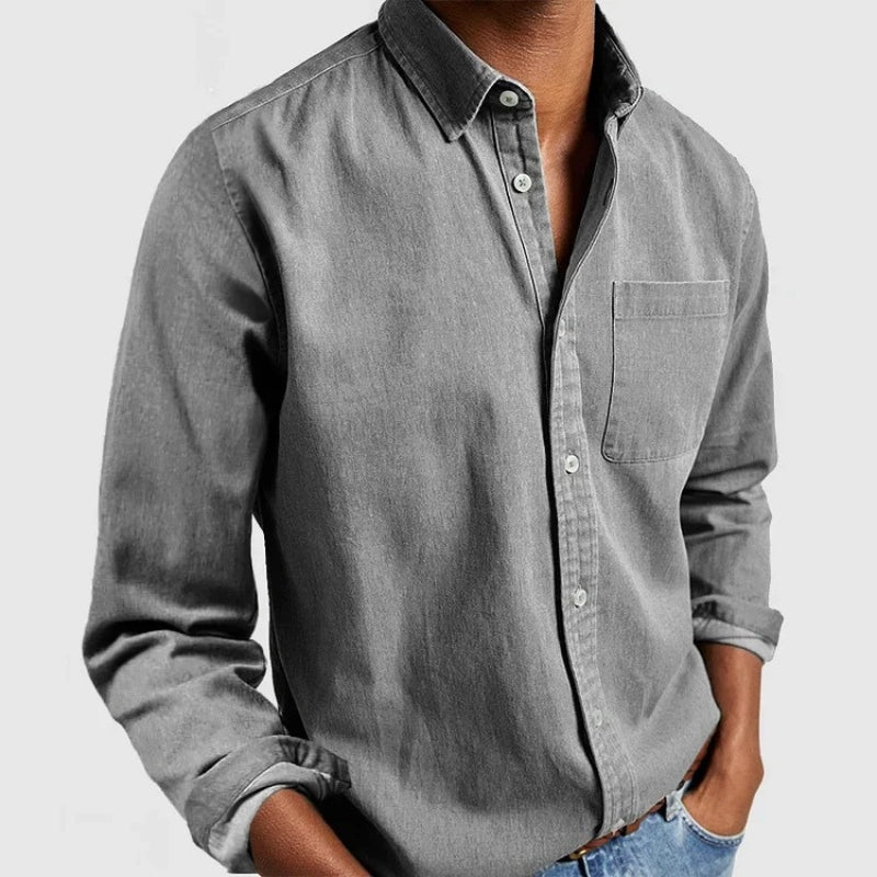 Jonas - Button-Down Hemd mit Brusttasche für Business und Freizeit