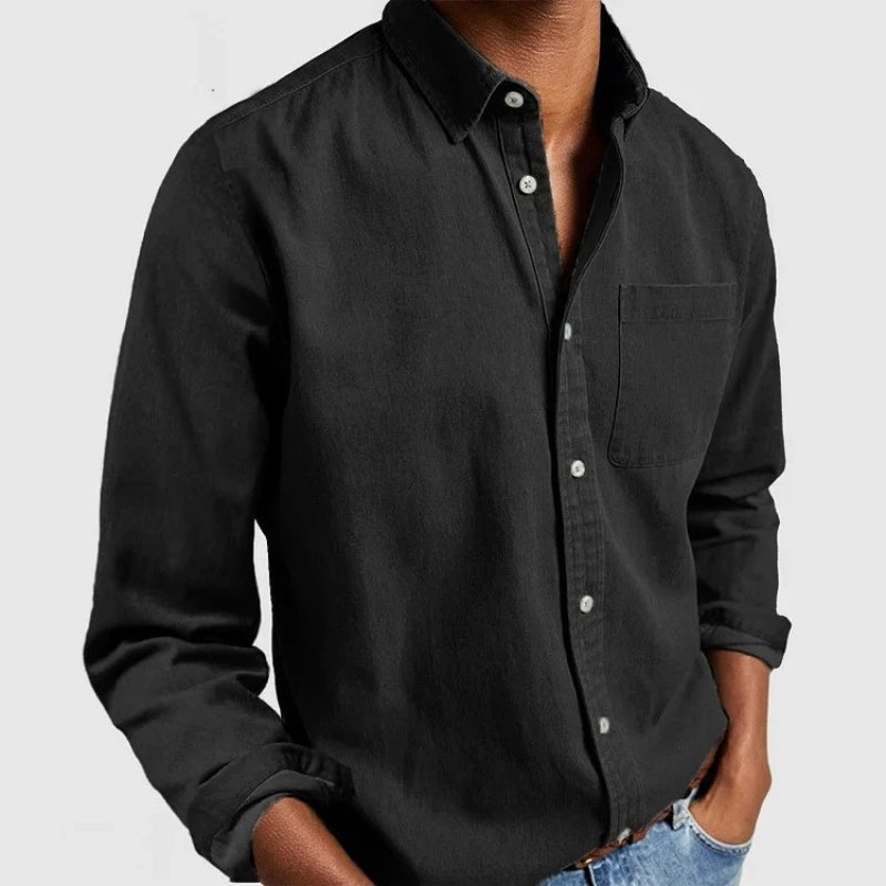 Jonas - Button-Down Hemd mit Brusttasche für Business und Freizeit