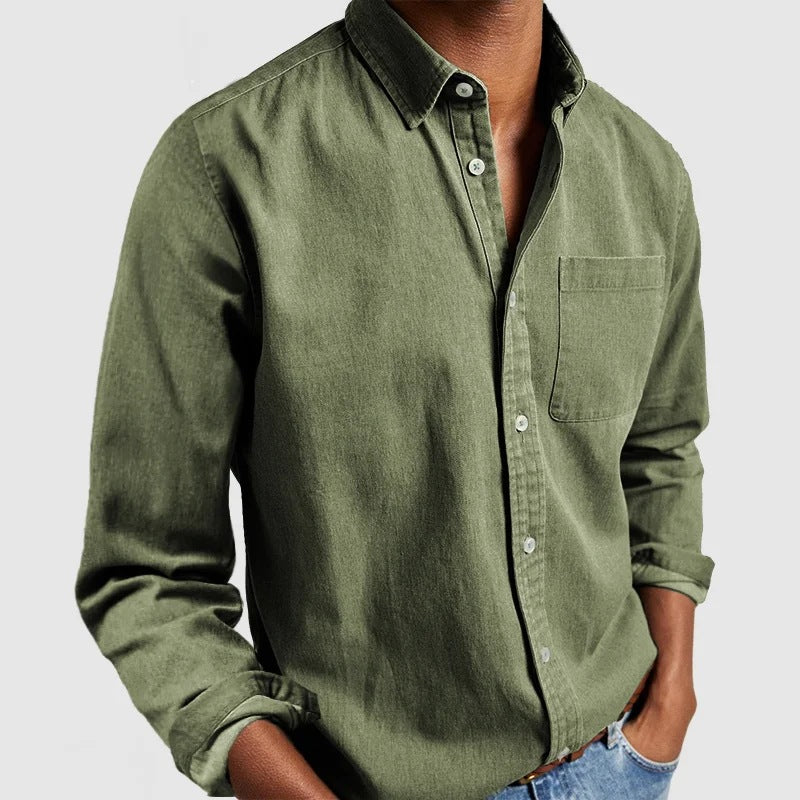 Jonas - Button-Down Hemd mit Brusttasche für Business und Freizeit