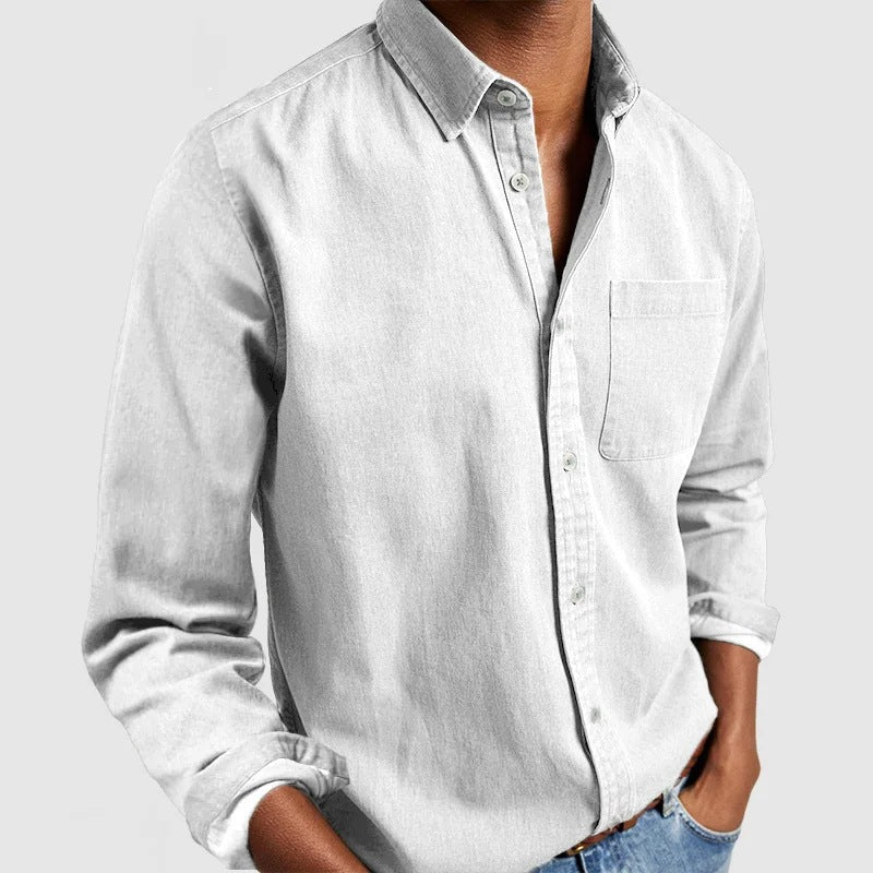 Jonas - Button-Down Hemd mit Brusttasche für Business und Freizeit