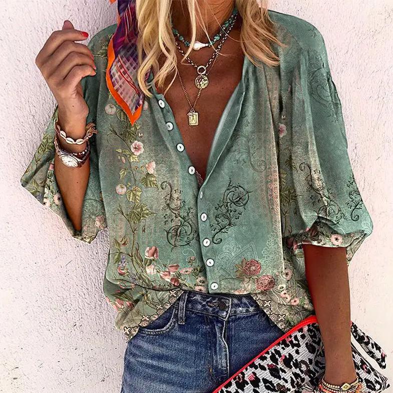 Eliza - Zomerblouse met print