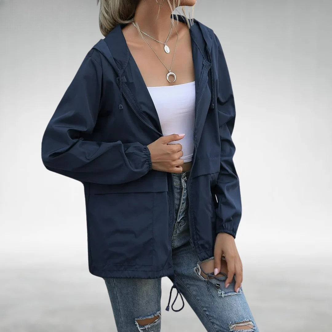 Leichte Übergangsjacke Für Damen Mit Kapuze