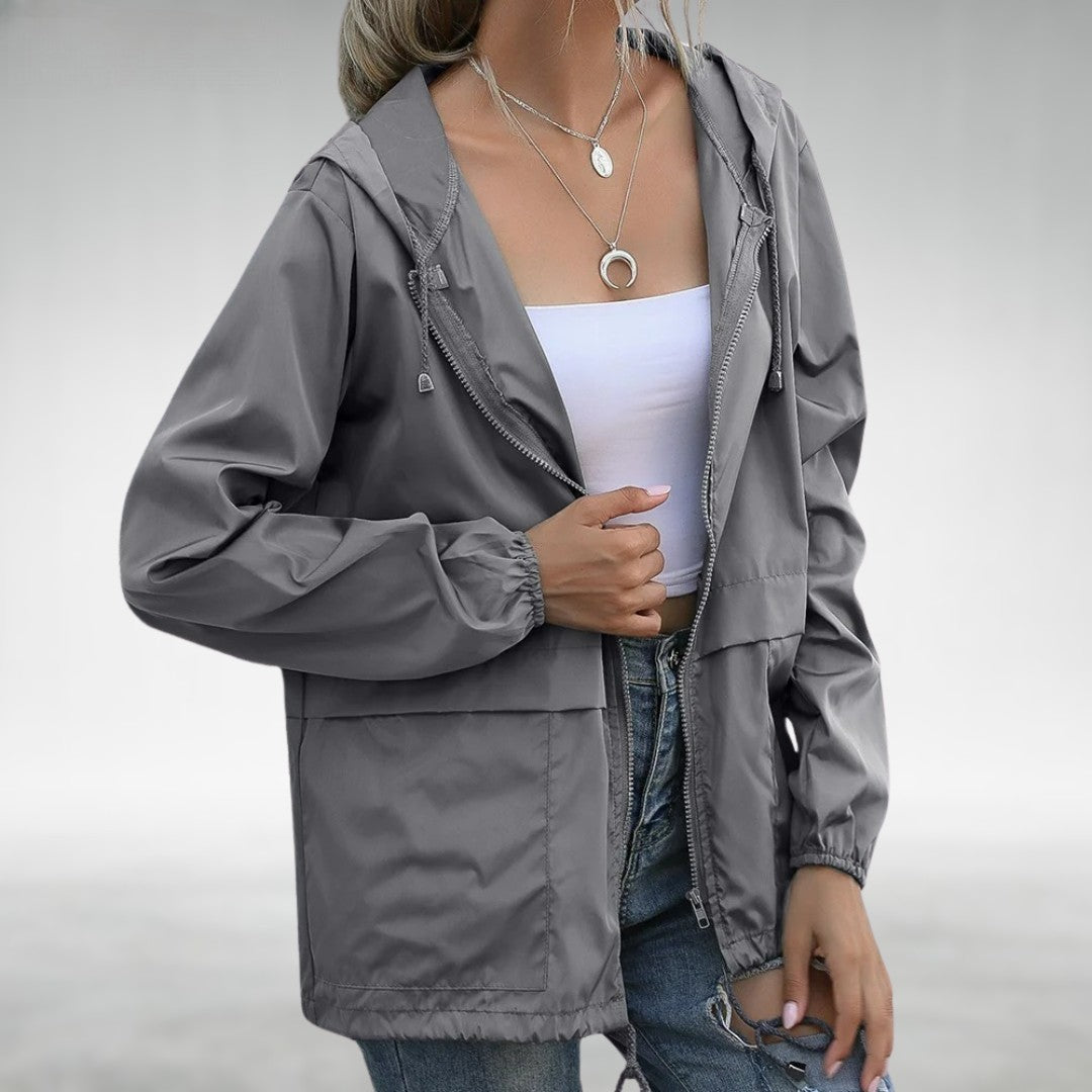 Leichte Übergangsjacke Für Damen Mit Kapuze