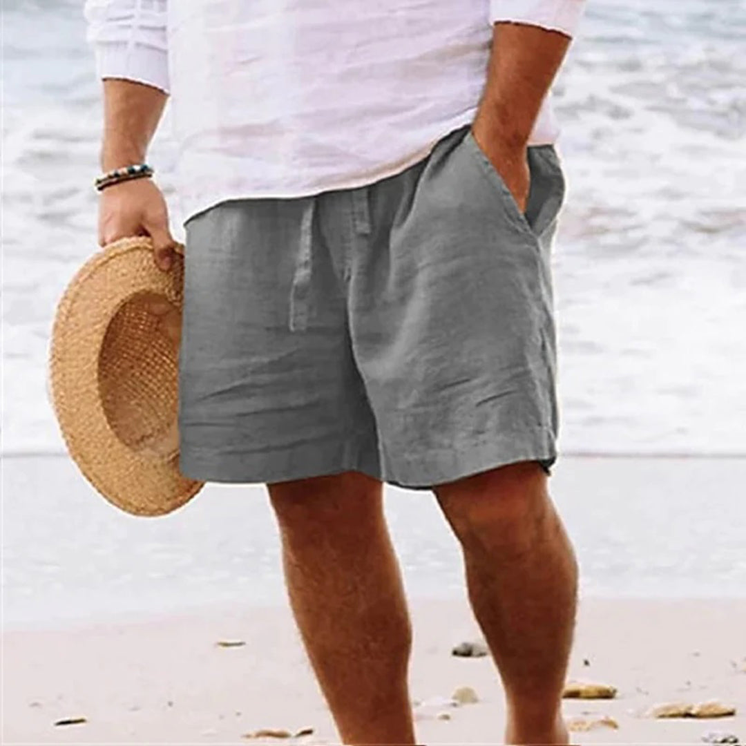 Jeff - Luftige Leinen Shorts Herren