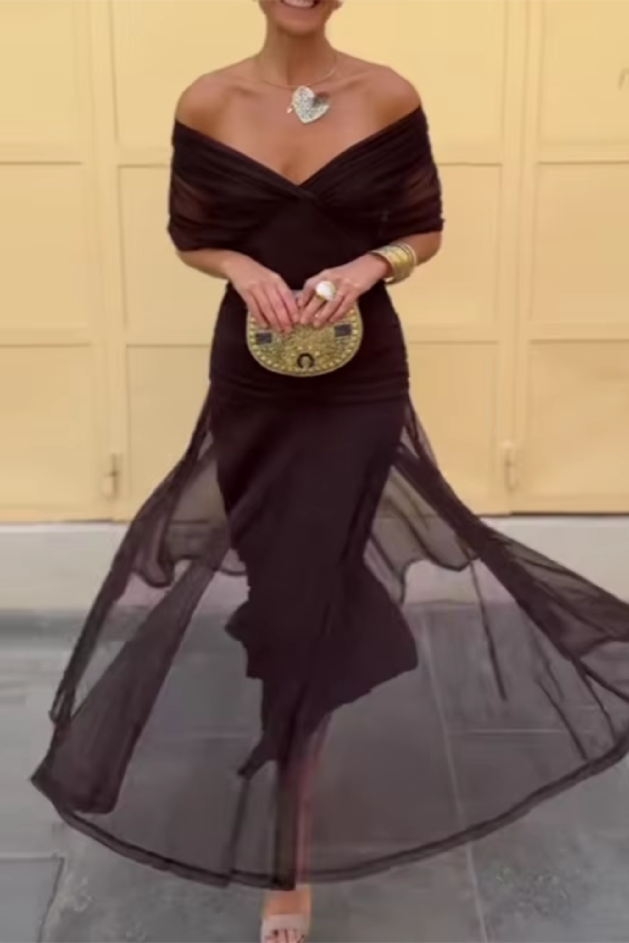 Livéra - Elegancka sukienka maxi damska