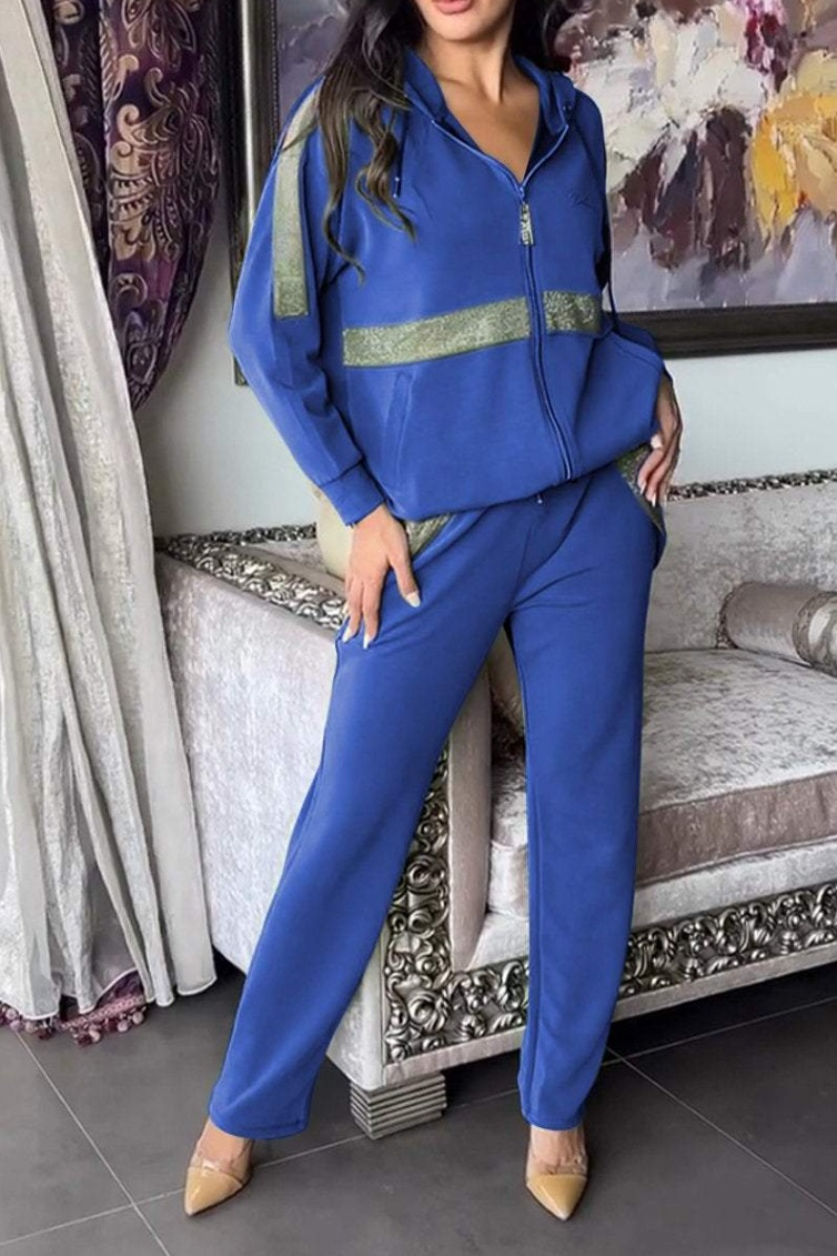 Loungewear Set Damen Mit Hosen & Hoodie | Lässig